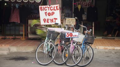 Bicycles for rent in Chiang Mai THAILAND