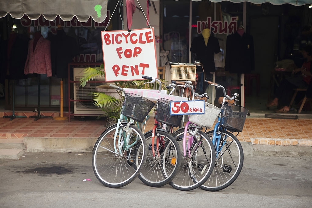 Bicycles for rent in Chiang Mai THAILAND