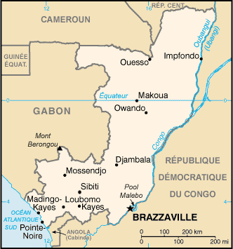 Republic of the Congo Map