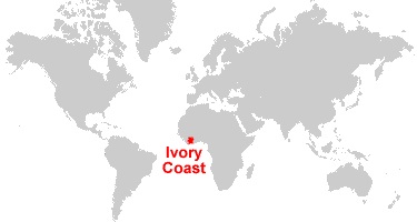 Where is Ivory Coast Located?