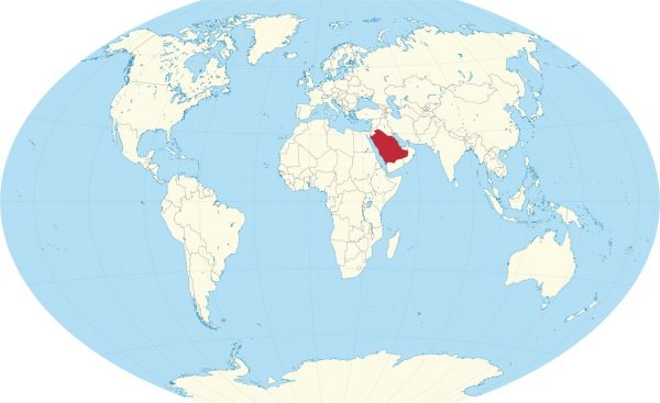 Where is Saudi Arabia Located?